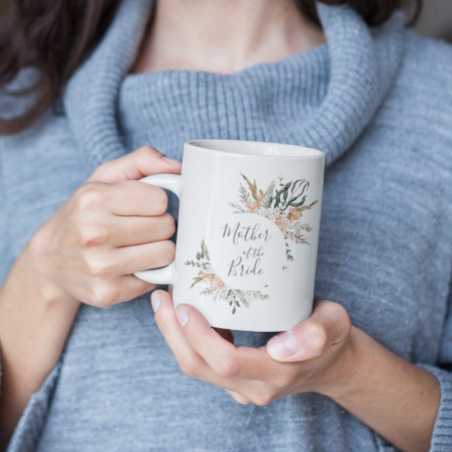 Florales Grün | Mutter der Braut Tasse (Von Creator hochgeladen)