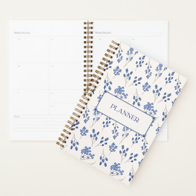 Florales Hardcover-Notizbuch-Planer Planer (Anzeige)