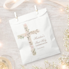 florales Heiliges Kreuz Erstkommunion Geschenktütchen