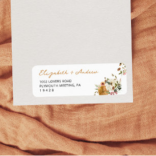 Florales Kürbis-Herbst-Moderne Bridal Shower