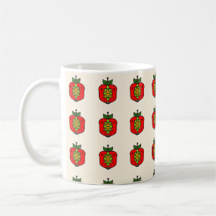 Florales Mandala-Muster Kaffeetasse
