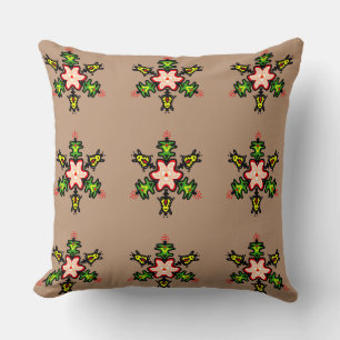 Florales Mandala-Muster Kissen