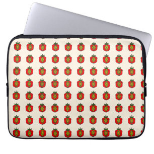 Florales Mandala-Muster Laptopschutzhülle