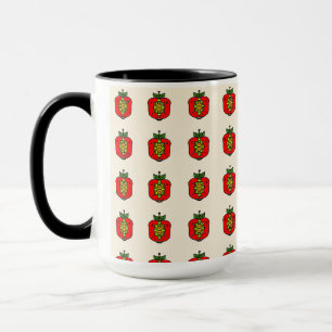 Florales Mandala-Muster Tasse