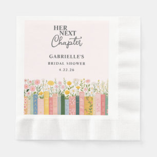 Florales Märchenbuch Ihr nächstes Kapitel Junggese Serviette