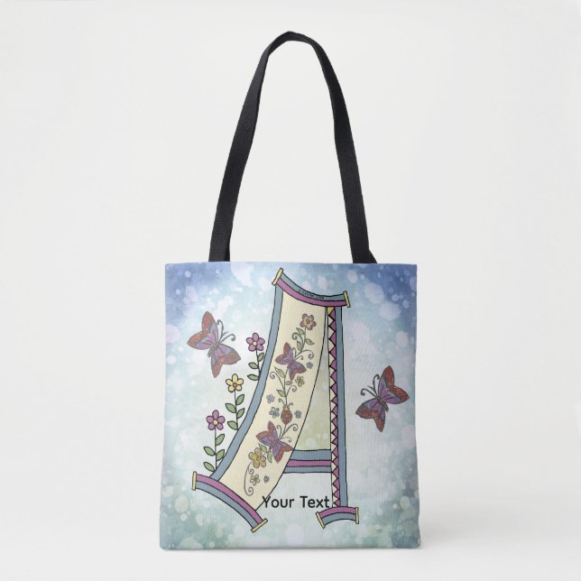 florales Monogramm A (Vorderseite)