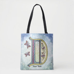 florales Monogramm D