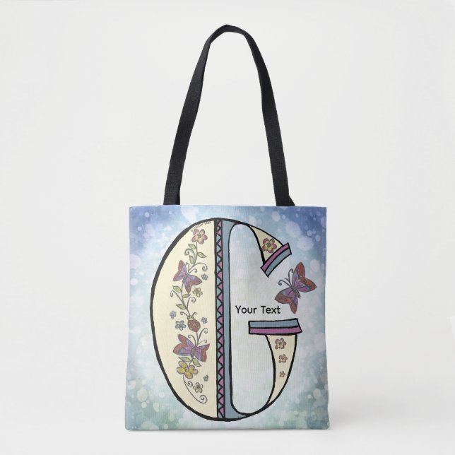 florales Monogramm G (Vorderseite)