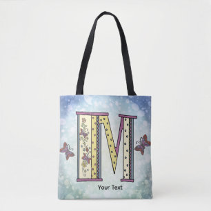 florales Monogramm M