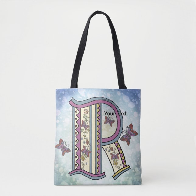 florales Monogramm R (Vorderseite)
