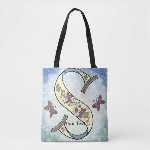 florales Monogramm S