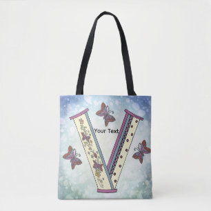 florales Monogramm V