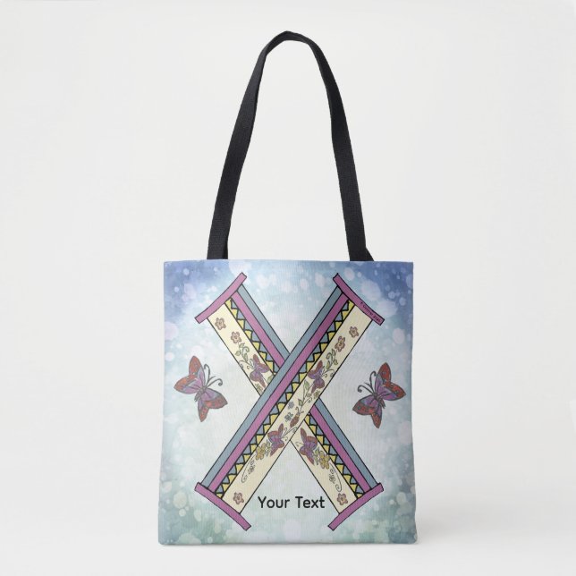 florales Monogramm X (Vorderseite)