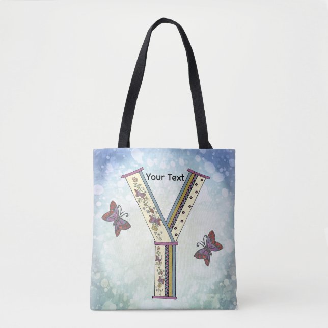 florales Monogramm Y (Vorderseite)