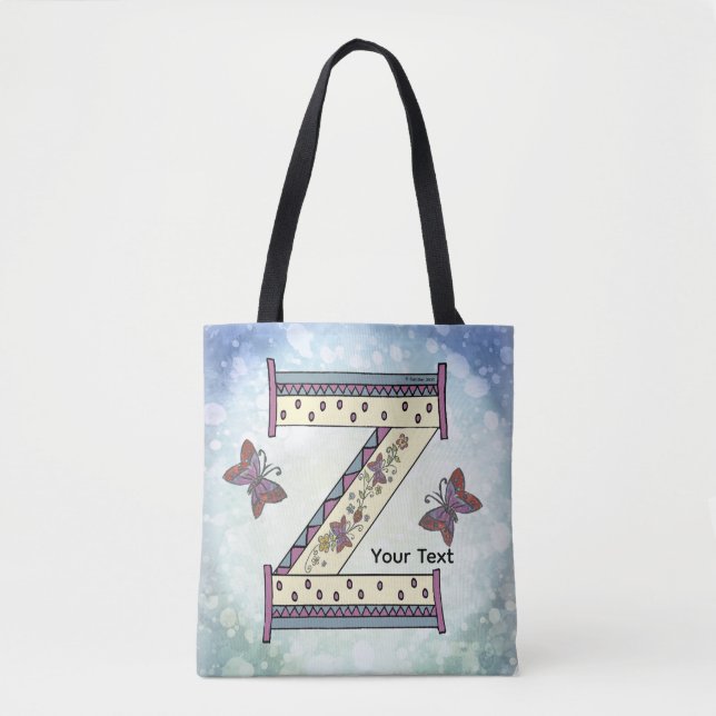 florales Monogramm Z (Vorderseite)