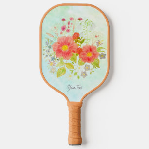 Florales Paddle für Pickleball