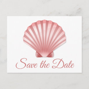 Florales Rose Save-the-Date Schwarz-Weiß Verlobung Postkarte