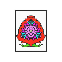 Florales Rosen-Mandala