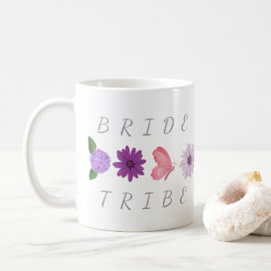 Florales Schmetterlings-Braut-Tribus, Brautparty-P Kaffeetasse