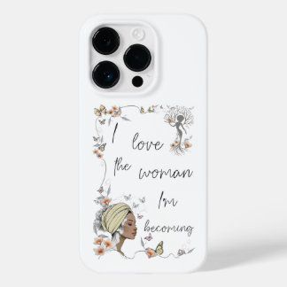Florales Selbstliebe-Geschenk für Frauen Case-Mate iPhone 14 Pro Hülle