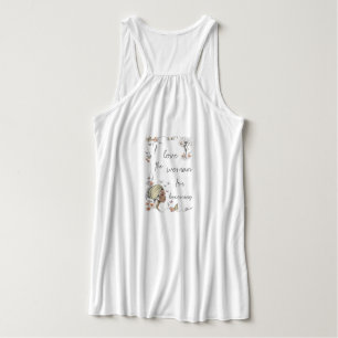 Florales Selbstliebe-Geschenk für Frauen Tank Top