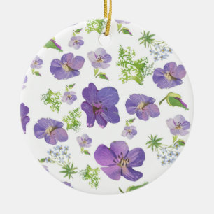 florales sommerliches botanisches Hintergrundbild Keramik Ornament