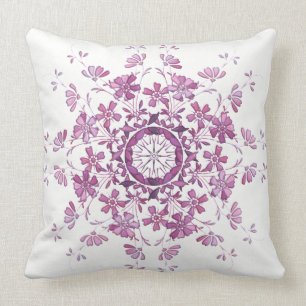 florales Vintage-Element Kissen