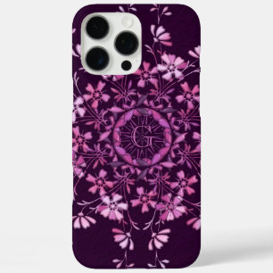 florales Vintage-Element. Monogramm. iPhone-Hülle iPhone 16 Pro Max Hülle