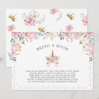 Floralische Einhorn-Prinzessin Bellinzona Einladung