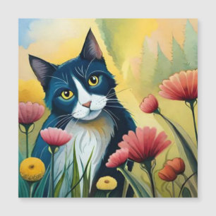 FLoralkatze Magneteinladung