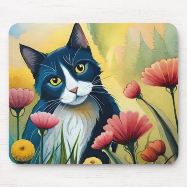 FLoralkatze Mousepad (Vorne)