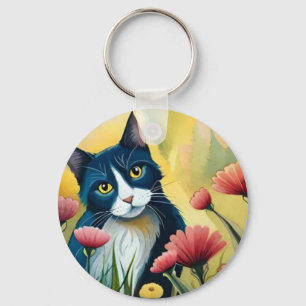 FLoralkatze Schlüsselanhänger