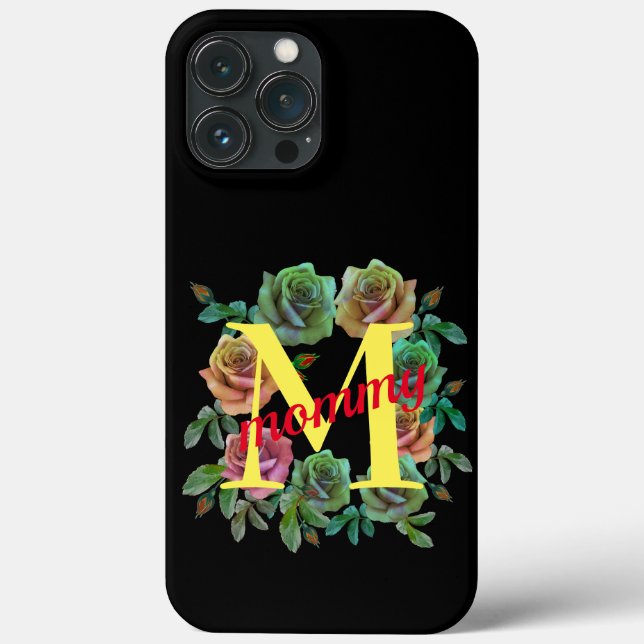 FLORALMOMMEN-KUSTOM-SCHREIBEN Case-Mate iPhone HÜLLE (Rückseite)