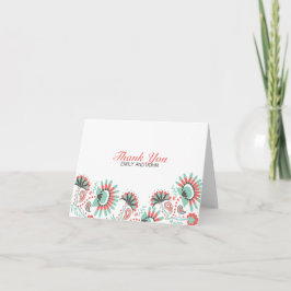 floralpaisleyEinladung, Danke, E-Mail und JOHN Dankeskarte