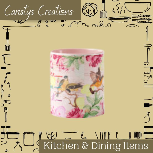 Florals Aquarell Liebe, Hoffnung, Glaube Tasse (Von Creator hochgeladen)