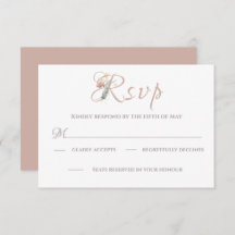 Florals Blush Pink Foliage Wasserfarbe Elegant