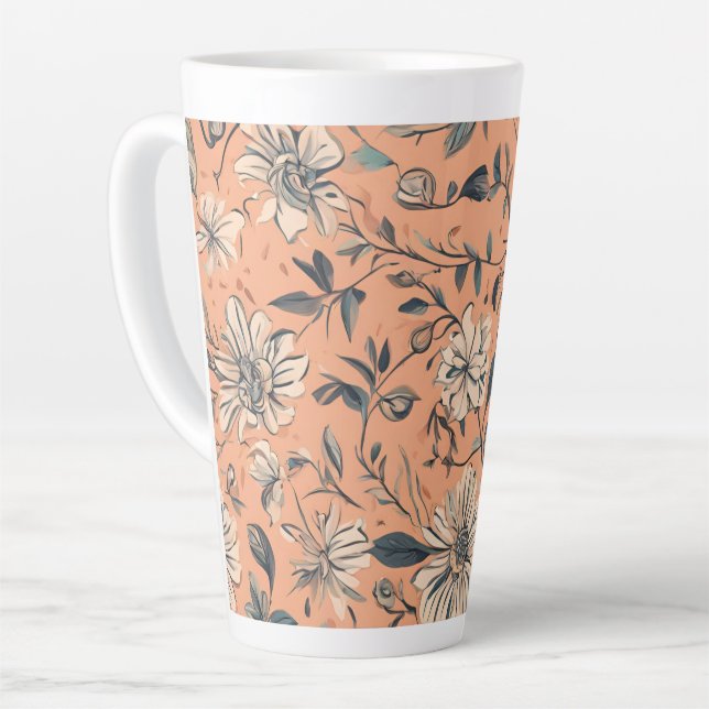 Florals Design groß Milchtasse (Linke Ecke)