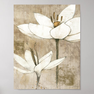 Florals Gezeichnet von Pencil Poster