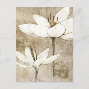 Florals Gezeichnet von Pencil Postkarte