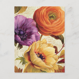 Florals in Full Bloom Postkarte