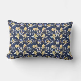 Florals Mitternacht: Eine nocturnale Elegance Lendenkissen