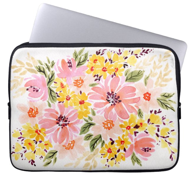 Florals - Spring Bouquet Laptop Sleeve Case (Vorderseite)