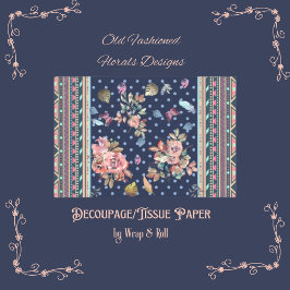 Florals und Aztec Design Seidenpapier