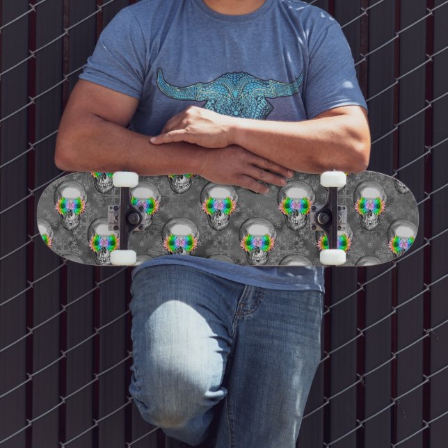 FLORALSKULL SKATEBOARD (Außenbereich 3)