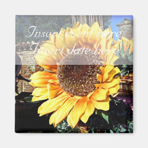 Floreal Speichern Sie die Vorlage für das Datumsma Magnet