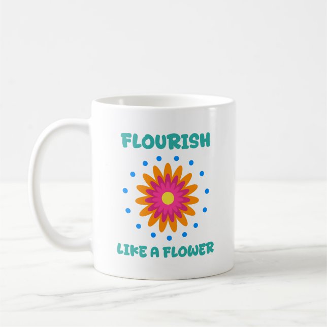 Florece como una flor kaffeetasse (Links)