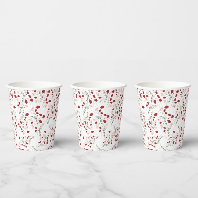 Florele Paper Cups Pappbecher (Multi)