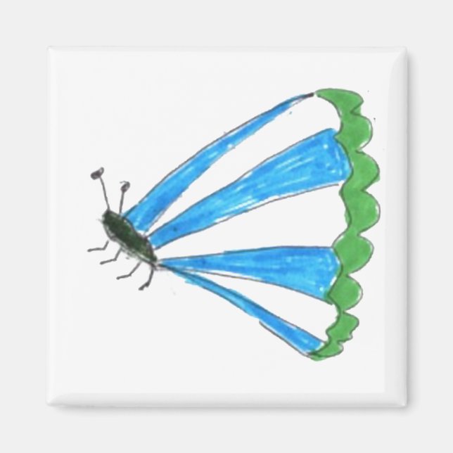 Florence 5,1 cm Square Magnet (Vorne)
