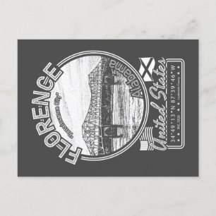 FLORENCE ALABAMA - TENNESSEE FLUSS POSTKARTE