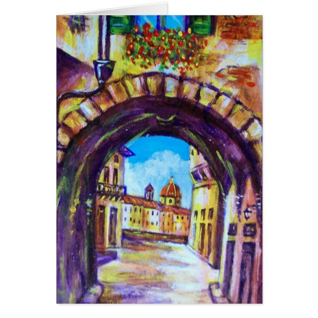 FLORENCE ANTIQUE ALLEY VIEW CHURCH CESTELLO (Vorne)